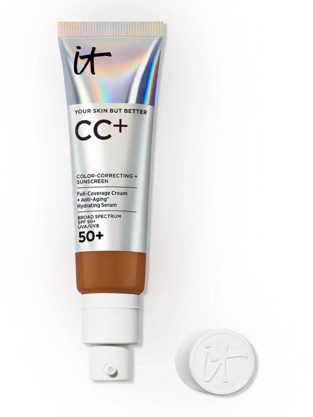 IT Cosmetics CC+ Cream - Deep Honey Full 1.08 OZ